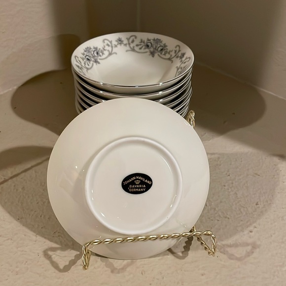 VTG- Johann Haviland Bavaria Rhineland- 8 Dessert Bowl Bundle - Picture 8 of 12